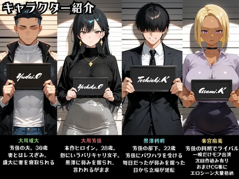 【完堕ち編】パワハラ人妻上司 復讐NTR調教 〜弱みを握られて言いなりに〜