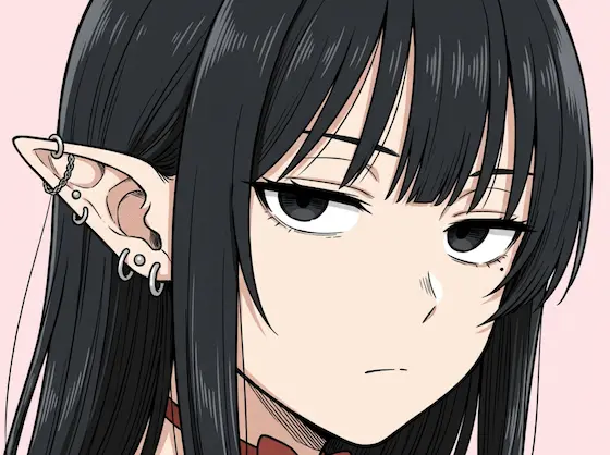 【漫画】僕の性欲処理係に、黒髪ギャルエルフが任命された話(Minuki Creating Machine-d_733227)